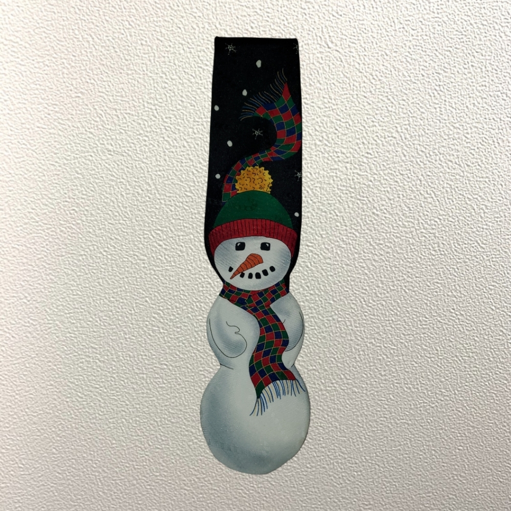 A19 - Jolly Holly Snowman Necktie